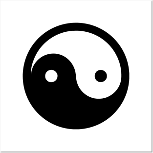 Yin & Yang Logo Posters and Art